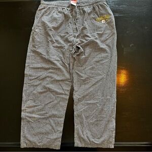 Retro NFL Steelers XL Sweatpants Checkered Embroidered Black White y2k 00s 2000s